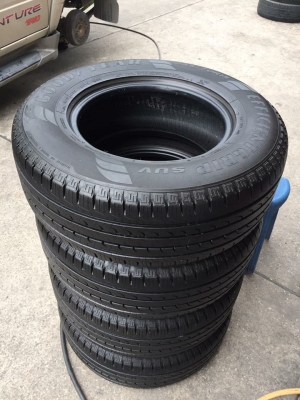 ยาง Goodyear 235 70 15 กลางปี15 ดอกเต็ม ไม่มีปะ ใช้ยาว ราคาไม่แพง