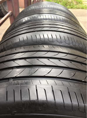 ยาง Goodyear 215 55 17 ปี16 ดอกเต็ม ไม่มีปะ ใช้ยาว ราคาไม่แพง