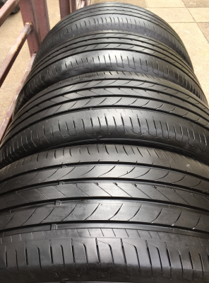 ยาง Goodyear 215 55 17 ปี16 ดอกเต็ม ไม่มีปะ ใช้ยาว ราคาไม่แพง