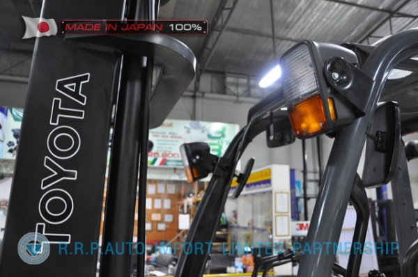 ขายรถโฟล์คลิฟท์มือสอง TOYOTA รุ่น 8FD30-12052 นำเข้าจากประเทศญี่ปุ่น 100\% ไม่เคยใช้งานในไทย ขายรถโฟล์คลิฟท์มือสอง TOYOTA รุ่น 8FD30-12052 นำเข้าจากประเทศญี่ปุ่น 100\% ไม่เคยใช้งานในไทย