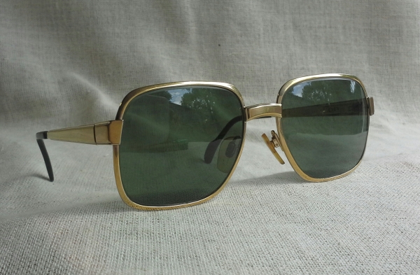 แว่นตาเยอรมันวินเทจ แฮนด์เมดยุค &#039;60s ทอง KGP สีน้ำผึ้ง! หายาก! ราคานักศึกษา! Vintage METZLER ha