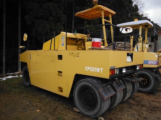 DYNAPAC CP201WT : รถบด 7 ล้อยาง ขนาด 8.6 ตัน นำเข้าจากญี่ปุ่น โทร. 080-6565422 (หนิง)