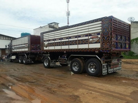 ขาย ISUZU 360 พ่วงแม่ลูก กระบะเนียม อู่ ส สหะกิจ รถปี 57