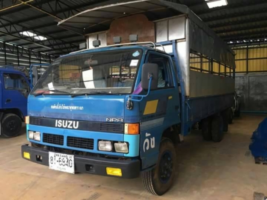 Isuzu npr 59 l u 5 m เครื่อง 115 จด ปี 37 ยาว 5 เมตร นิ่มนิ่ม คัสซีสวย ยาง 825 /6 ภาษีเต็มเล่มพร้อมโ