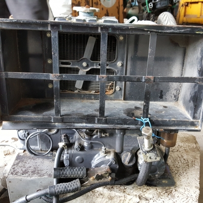 เครื่องยนต์ MITSUBIHI C50 ดีเซลสองสูบเก่าญี่ปุ่น