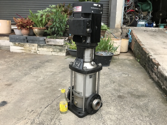 ขายปั้มน้ำแรงดันสูงแบบตั้ง Grundfos 3HP. 380V CRN10 made in Japan สภาพสวยมาก วิ่งนิ่ม พร้อมใช้งาน ขายปั้มน้ำแรงดันสูงแบบตั้ง Grundfos 3HP. 380V CRN10 made in Japan สภาพสวยมาก วิ่งนิ่ม พร้อมใช้งาน