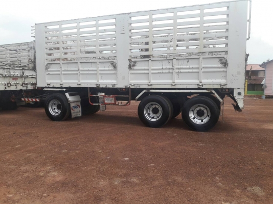 Isuzu 360 แรง ปี 56 แม่ลูกกระบะไม่ดัมพ์ ลูก 3 เพลา 7 เมตร ไมล์แสนสอง