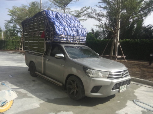 บริการขนส่งแบบสายฟ้าแลบ ผักผลไม้ ส่งของ ส่งอะไหล่ ส่งสินค้าถูกกฏหมาย ด้วยรถกระบะ TOYOTA REVO รถส่งของสภาพใหม่เอี่ยม