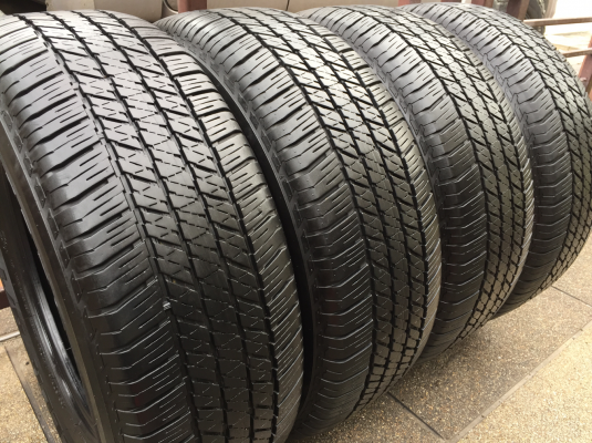 ยาง Bridgestone 265 60 18 ปี16 ดอกเต็ม ไม่มีปะ ใช้ยาว ราคาไม่แพง ยาง Bridgestone 265 60 18 ปี16 ดอกเต็ม ไม่มีปะ ใช้ยาว ราคาไม่แพง