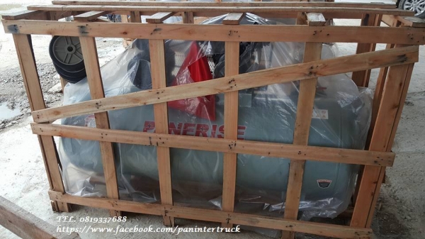 สินค้าใหม่แกะกล่อง*เครื่องปั๊มลม PANERISE ขนาด 300 ลิตร , 2 สูบ ,3HPแรง, 220V. (สามารถใช้กับไฟบ้านได้) ราคาเพียง 24,000 บาท สนใจติดต่อ 0819337688