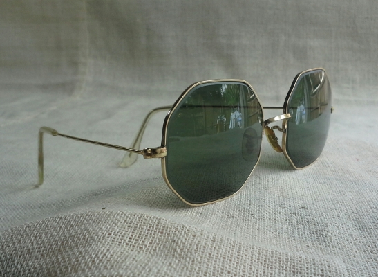 แว่นตาบิดาของ เรย์ - แบน อเมริกันโกลด์ฟิลด์ ยุค &#039;50 คลาสสิคที่สุด! หายากที่สุด! Vintage BAUSCH 