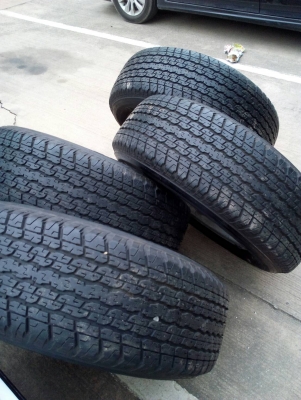 ล้อ ALL NEW  พร้อมยาง 255/65R17  BRIDGESTONE DUELER H/T 840 ชุด 4 เส้น  tel. 081-427-3941