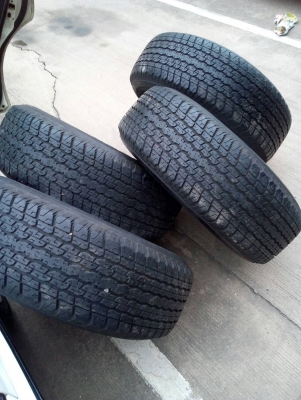 ล้อ ALL NEW  พร้อมยาง 255/65R17  BRIDGESTONE DUELER H/T 840 ชุด 4 เส้น  tel. 081-427-3941