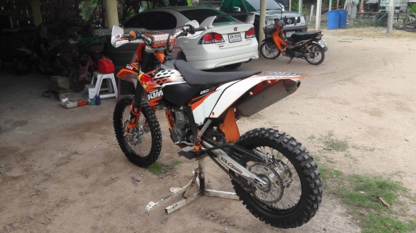 2008 ktm 250exc-f/125,000 สต๊าท 2 ระบบ