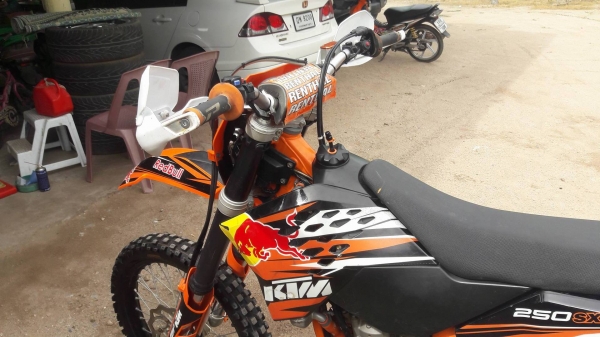 2008 ktm 250exc-f/125,000 สต๊าท 2 ระบบ