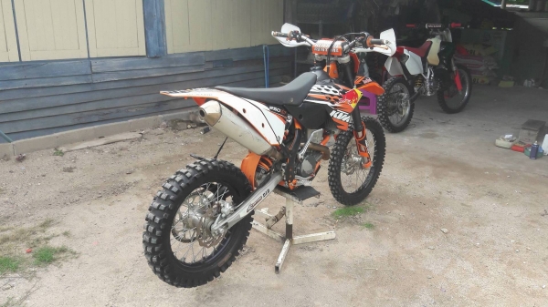 2008 ktm 250exc-f/125,000 สต๊าท 2 ระบบ
