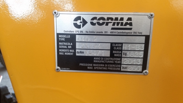 เครนพับใหม่นำเข้าจาก ITALY