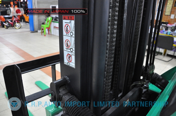 ขายรถโฟล์คลิฟท์มือสอง MITSUBISHI รุ่น FD35T-12472 นำเข้าจากประเทศญี่ปุ่น 100\% ไม่เคยใช้งานในไทย