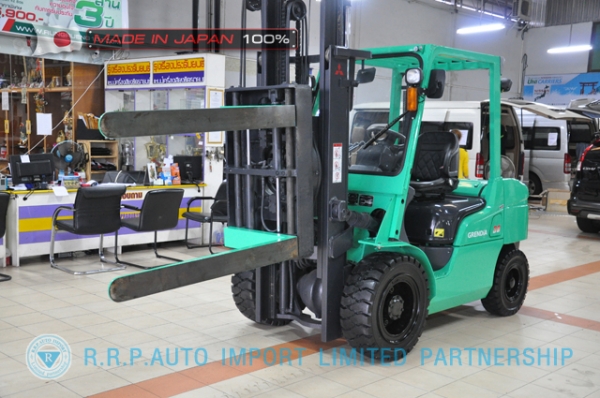 ขายรถโฟล์คลิฟท์มือสอง MITSUBISHI รุ่น FD35T-12472 นำเข้าจากประเทศญี่ปุ่น 100\% ไม่เคยใช้งานในไทย