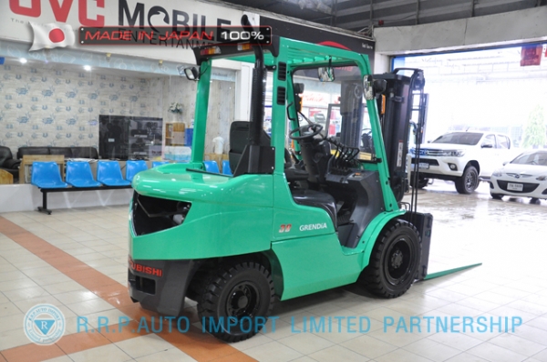 ขายรถโฟล์คลิฟท์มือสอง MITSUBISHI รุ่น FD35T-12472 นำเข้าจากประเทศญี่ปุ่น 100\% ไม่เคยใช้งานในไทย