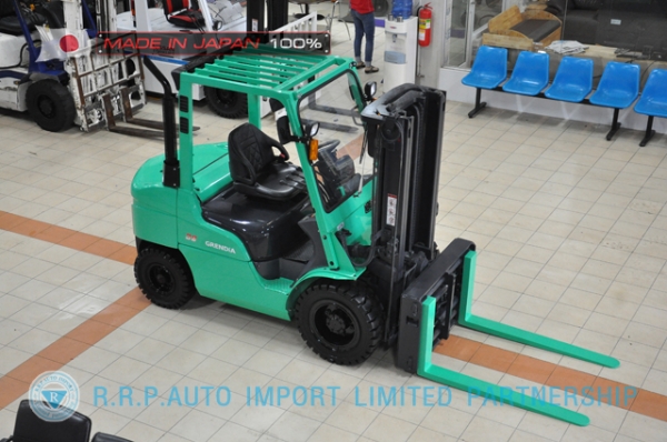 ขายรถโฟล์คลิฟท์มือสอง MITSUBISHI รุ่น FD35T-12472 นำเข้าจากประเทศญี่ปุ่น 100\% ไม่เคยใช้งานในไทย