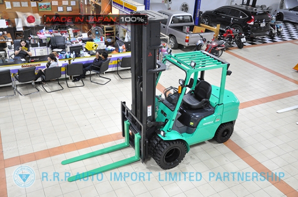 ขายรถโฟล์คลิฟท์มือสอง MITSUBISHI รุ่น FD35T-12472 นำเข้าจากประเทศญี่ปุ่น 100\% ไม่เคยใช้งานในไทย
