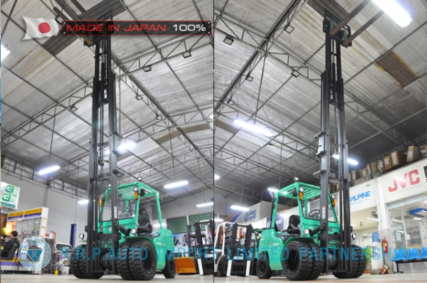 ขายรถโฟล์คลิฟท์มือสอง MITSUBISHI รุ่น FD35T-12472 นำเข้าจากประเทศญี่ปุ่น 100\% ไม่เคยใช้งานในไทย