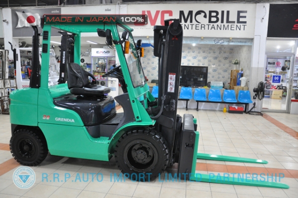 ขายรถโฟล์คลิฟท์มือสอง MITSUBISHI รุ่น FD35T-12472 นำเข้าจากประเทศญี่ปุ่น 100\% ไม่เคยใช้งานในไทย