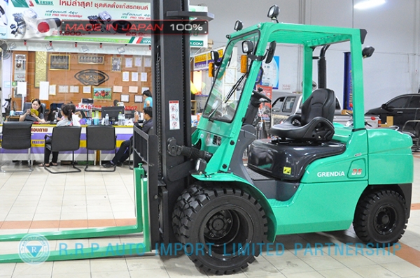 ขายรถโฟล์คลิฟท์มือสอง MITSUBISHI รุ่น FD35T-12472 นำเข้าจากประเทศญี่ปุ่น 100\% ไม่เคยใช้งานในไทย