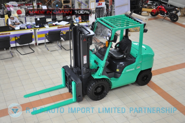 ขายรถโฟล์คลิฟท์มือสอง MITSUBISHI รุ่น FD35T-12472 นำเข้าจากประเทศญี่ปุ่น 100\% ไม่เคยใช้งานในไทย