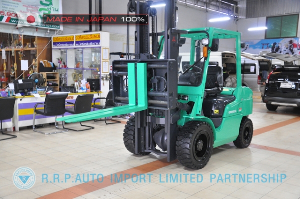 ขายรถโฟล์คลิฟท์มือสอง MITSUBISHI รุ่น FD35T-12472 นำเข้าจากประเทศญี่ปุ่น 100\% ไม่เคยใช้งานในไทย
