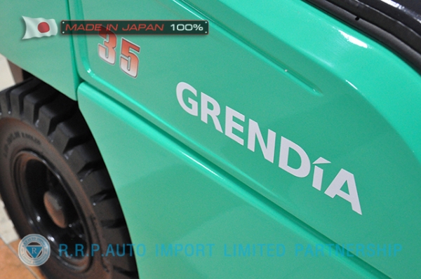 ขายรถโฟล์คลิฟท์มือสอง MITSUBISHI รุ่น FD35T-12472 นำเข้าจากประเทศญี่ปุ่น 100\% ไม่เคยใช้งานในไทย