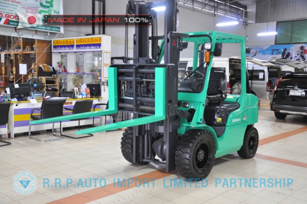 ขายรถโฟล์คลิฟท์มือสอง MITSUBISHI รุ่น FD35T-12472 นำเข้าจากประเทศญี่ปุ่น 100\% ไม่เคยใช้งานในไทย