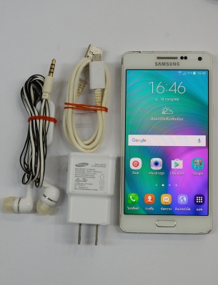 Samsung Galaxy A5 (SM-A500F) สีขาว ของแท้ สภาพใหม่ ส่งฟรี