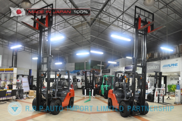 ขายรถโฟล์คลิฟท์มือสอง TOYOTA รุ่น 8FGJ35-30975 นำเข้าจากประเทศญี่ปุ่น 100\% ไม่เคยใช้งานในไทย