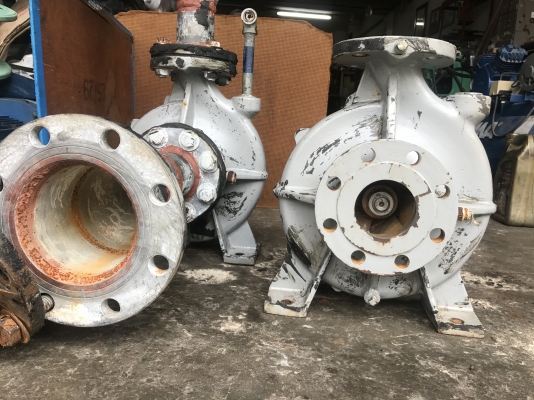 ขายหัวปั้มน้ำหอยโข่ง Teral ขนาดเข้า 3นิ้ว ออก 2.5นิ้ว ใบพัดทองเหลือง สภาพสวยมาก หมุนนิ่ม พร้อมใช้งาน ของเดิมต่อท่อเข้า 5นิ้ว ออก 5นิ้ว มี 2ตัวครับ