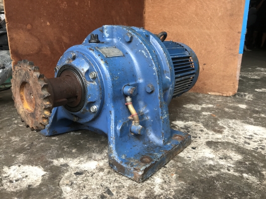 ขายมอเตอร์เกียร์ Cycro drive Sumitomo 5HP. 380V อัตราทด 1:43 Made in Japan สภาพดี หมุนนิ่ม พร้อมใช้งาน ขายมอเตอร์เกียร์ Cycro drive Sumitomo 5HP. 380V อัตราทด 1:43 Made in Japan สภาพดี หมุนนิ่ม พร้อมใช้งาน
