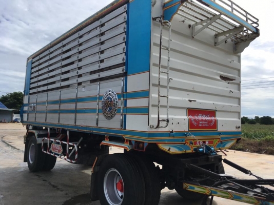 Hino mega เครื่อง 260 ปี 47 ดั้มพ์แม่ลูก 2 เพลา สภาพสวยเดิมบางพร้อมใช้ ยางดี