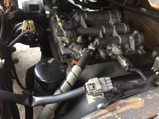 ขาย TOYOTA 7FG25  เสา 4.5 เมตร งาฮิ้ง รถมือ 2 นำเข้าจากประเทศญี่ปุ่น ไม่เคยผ่านการใช้งานในไทย 100\%