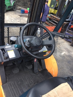 ขาย TOYOTA 7FG25  เสา 4.5 เมตร งาฮิ้ง รถมือ 2 นำเข้าจากประเทศญี่ปุ่น ไม่เคยผ่านการใช้งานในไทย 100\%