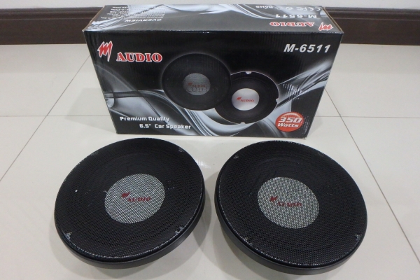 ลำโพงรถยนต์ M Audio 6.5 นิ้ว 350W รุ่น M-6533 ของใหม่ 1 คู่ ขายถูก ลำโพงรถยนต์ M Audio 6.5 นิ้ว 350W รุ่น M-6533 ของใหม่ 1 คู่ ขายถูก