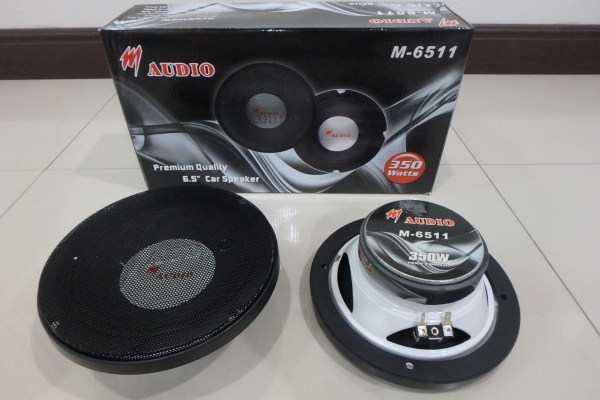 ลำโพงรถยนต์ M Audio 6.5 นิ้ว 350W รุ่น M-6533 ของใหม่ 1 คู่ ขายถูก