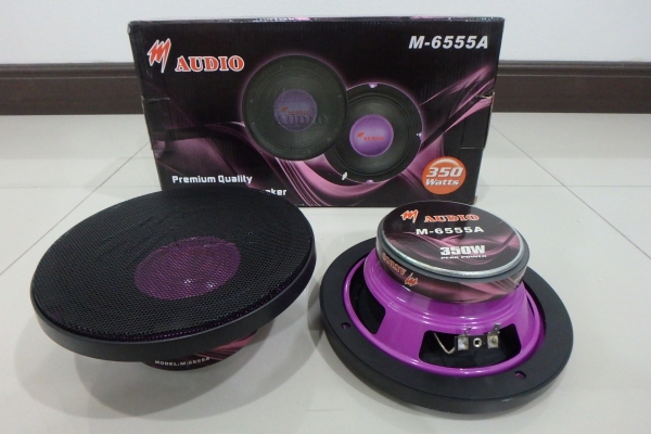 ลำโพงรถยนต์ M Audio 6.5 นิ้ว 350W รุ่น M-6533 ของใหม่ 1 คู่ ขายถูก