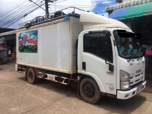 Isuzu NMR 130แรง หัวตึกห้างแท้ปี54 ยาว4.3 ตุ้แห้ง เล่มพร้อมโอน