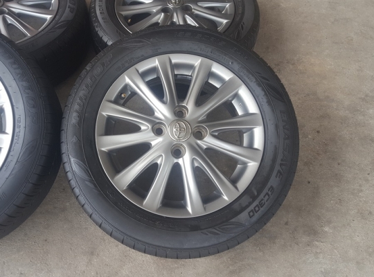 ขายล้อTOYOTA VIOS12ก้าน(สีกัล) ยางปี14  4 ล้อ