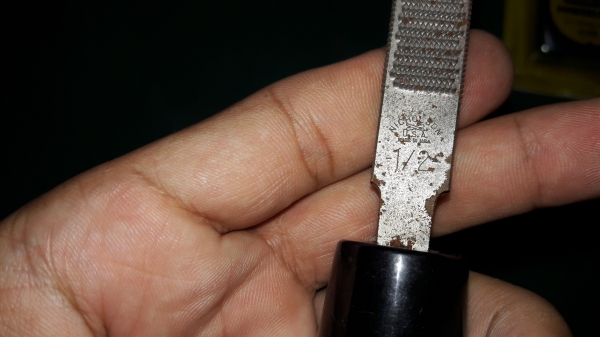 ขายสิ่วตะไบบุ้งขนาด1/2&quot;NICHOLSON Made in USA.ใหม่เก่าเก็บ