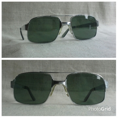 อภิมหาแว่นตาอเมริกัน &#039;นอส - มือหนึ่ง&#039; ยุค &#039;80s  &#039;นักบิน - ราชสีห์เงิน&#039; รุ่นหายาก!  Vintage AO American Optical USA