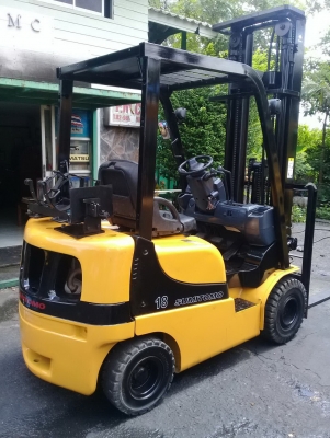 +++ ขายโฟล์คลิฟท์  SUMITOMO  FG18  (รุ่นใหม่)  ขนาด  1.8  ตัน  เครื่องยนต์เบนซิน  แก๊ส  เสา  6  เมตร  3  ท่อน  เกียร์ออโตเมติค  ยางตันใหม่ครับ