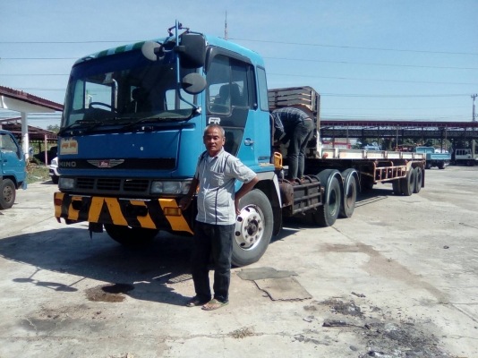 10 ล้อหัวลาก HINO พร้อมหางพื้นเรียบ รุ่น ZM500 เครื่องนิสสัน 6 สูบ 250 แรง