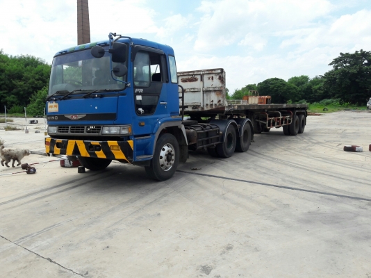 10 ล้อหัวลาก HINO พร้อมหางพื้นเรียบ รุ่น ZM500 เครื่องนิสสัน 6 สูบ 250 แรง